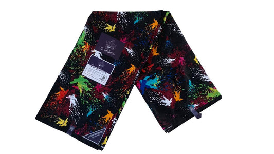 African Ankara Fabric - Confidence Black