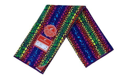 African Ankara Fabric - Exceptional Red